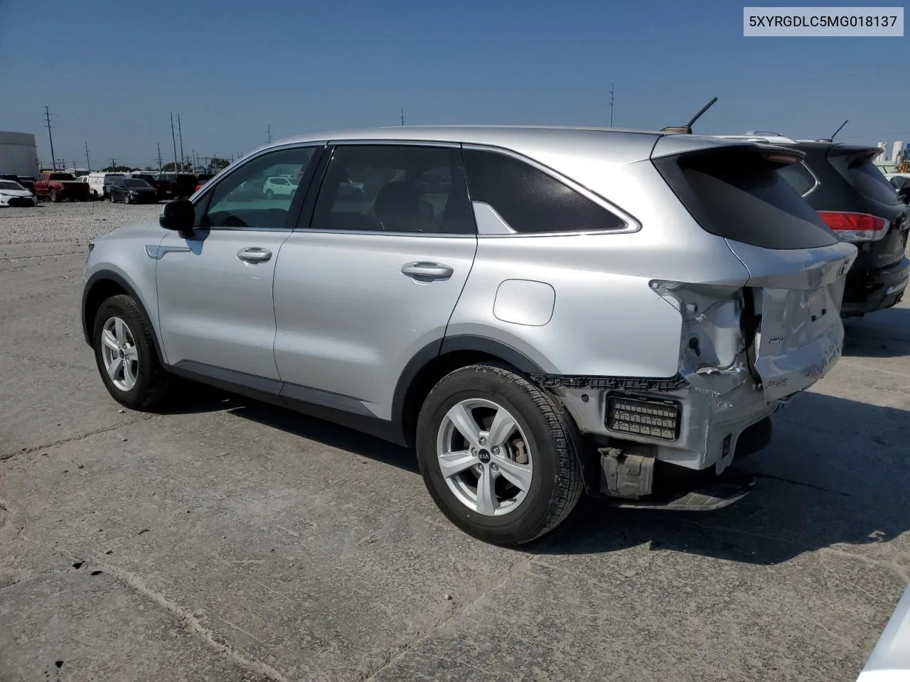 2021 Kia Sorento Lx VIN: 5XYRGDLC5MG018137 Lot: 75420874