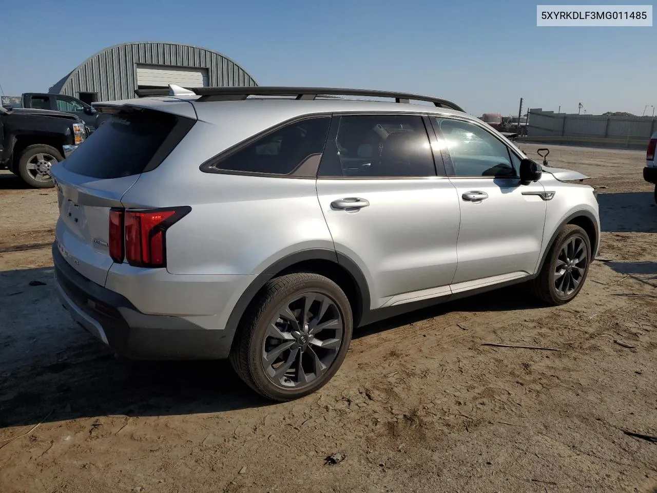 2021 Kia Sorento Sx VIN: 5XYRKDLF3MG011485 Lot: 76001844