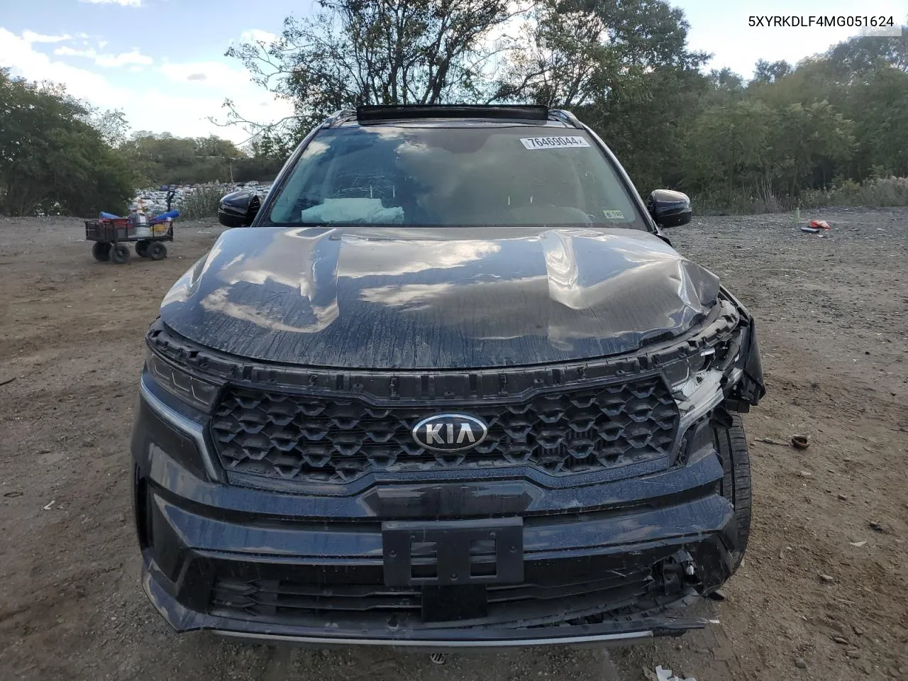 2021 Kia Sorento Sx VIN: 5XYRKDLF4MG051624 Lot: 76469044