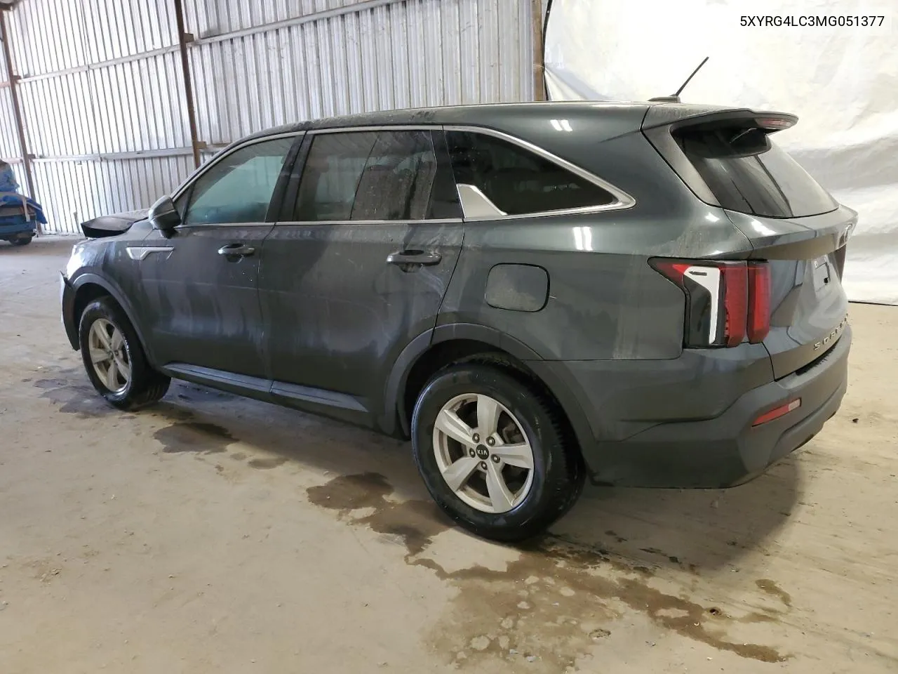 2021 Kia Sorento Lx VIN: 5XYRG4LC3MG051377 Lot: 77190554