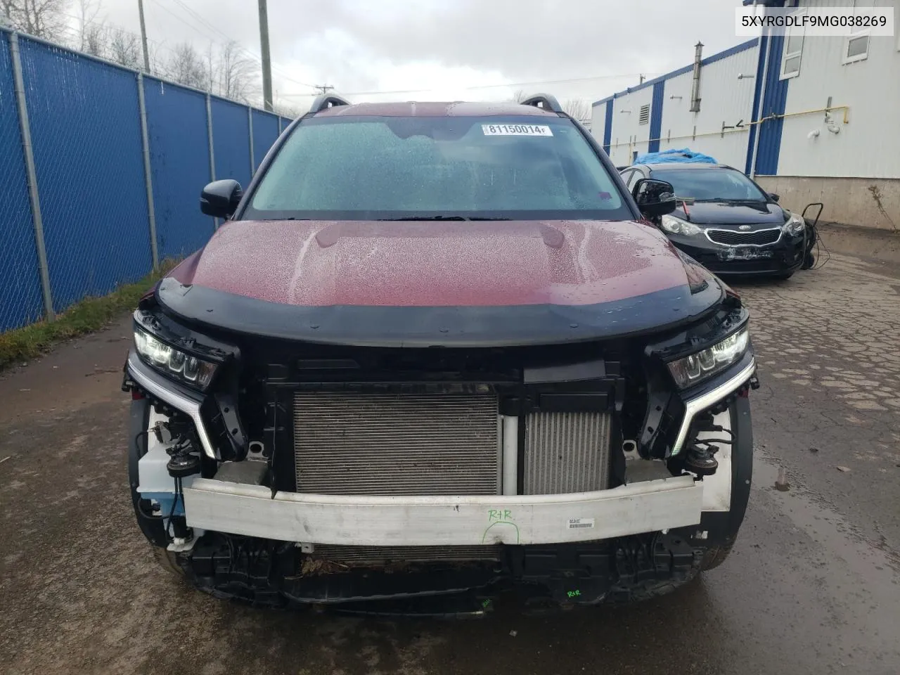 2021 Kia Sorento Lx VIN: 5XYRGDLF9MG038269 Lot: 81150014