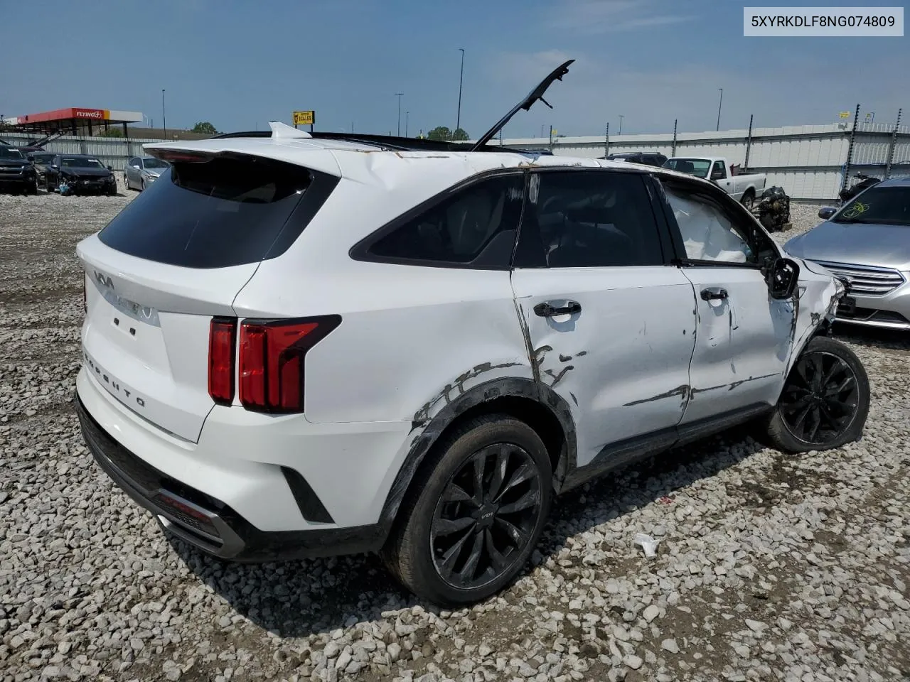 2022 Kia Sorento Sx VIN: 5XYRKDLF8NG074809 Lot: 55762664