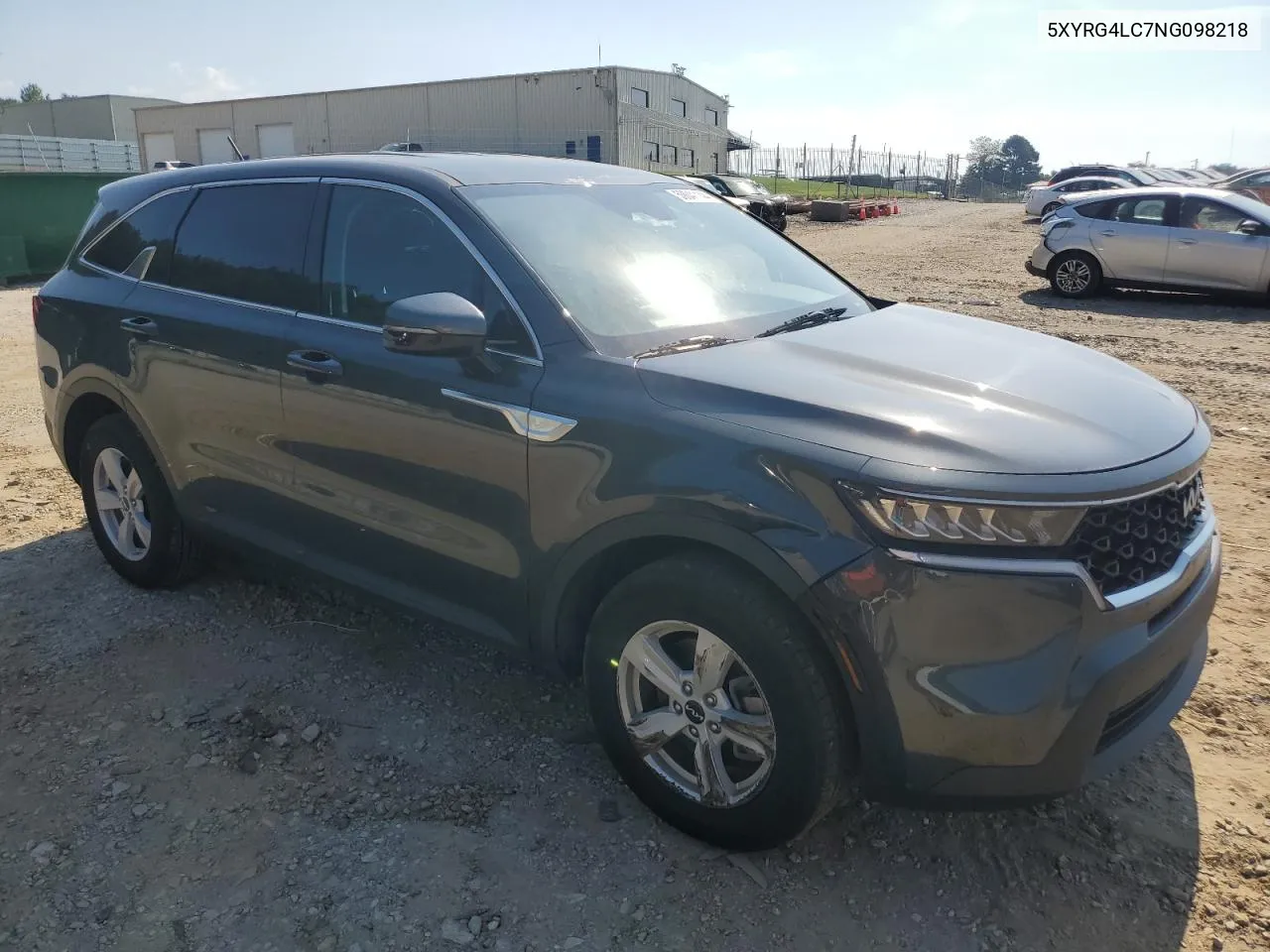 2022 Kia Sorento Lx VIN: 5XYRG4LC7NG098218 Lot: 59041144