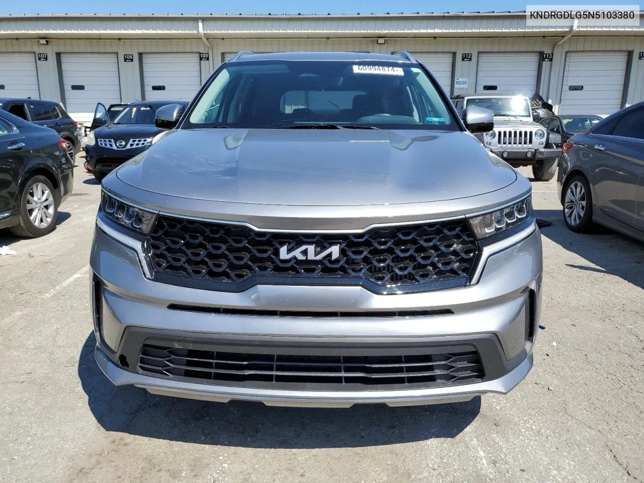 2022 Kia Sorento S VIN: KNDRGDLG5N5103380 Lot: 60994874