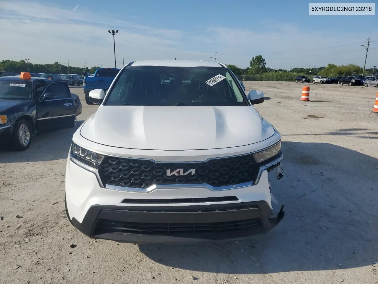 2022 Kia Sorento Lx VIN: 5XYRGDLC2NG123218 Lot: 61994994