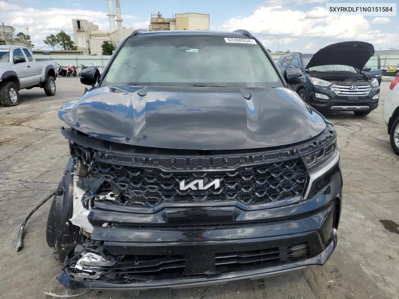 2022 Kia Sorento Sx VIN: 5XYRKDLF1NG151584 Lot: 62400934