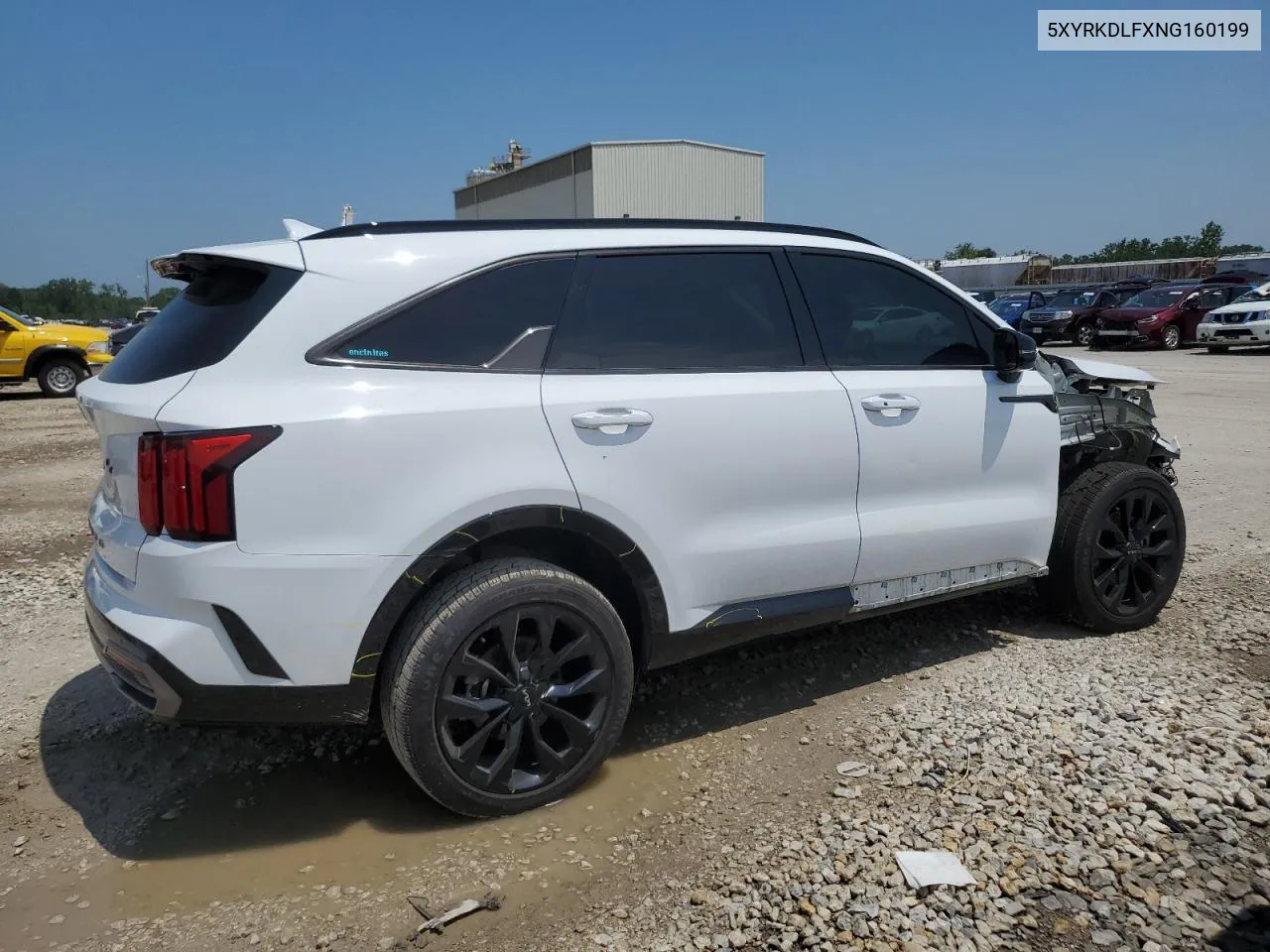 2022 Kia Sorento Sx VIN: 5XYRKDLFXNG160199 Lot: 62436954