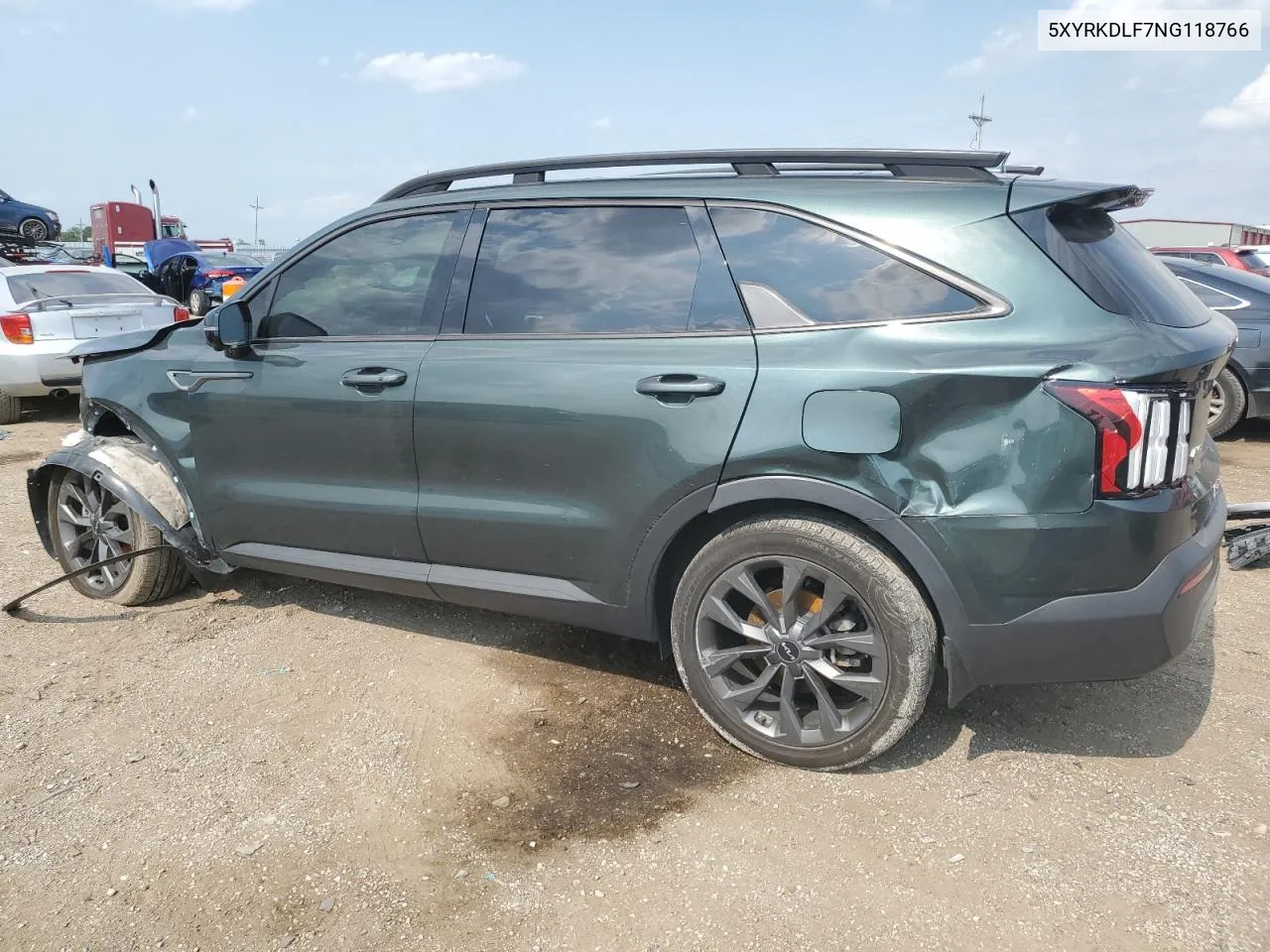 2022 Kia Sorento Sx VIN: 5XYRKDLF7NG118766 Lot: 62759054