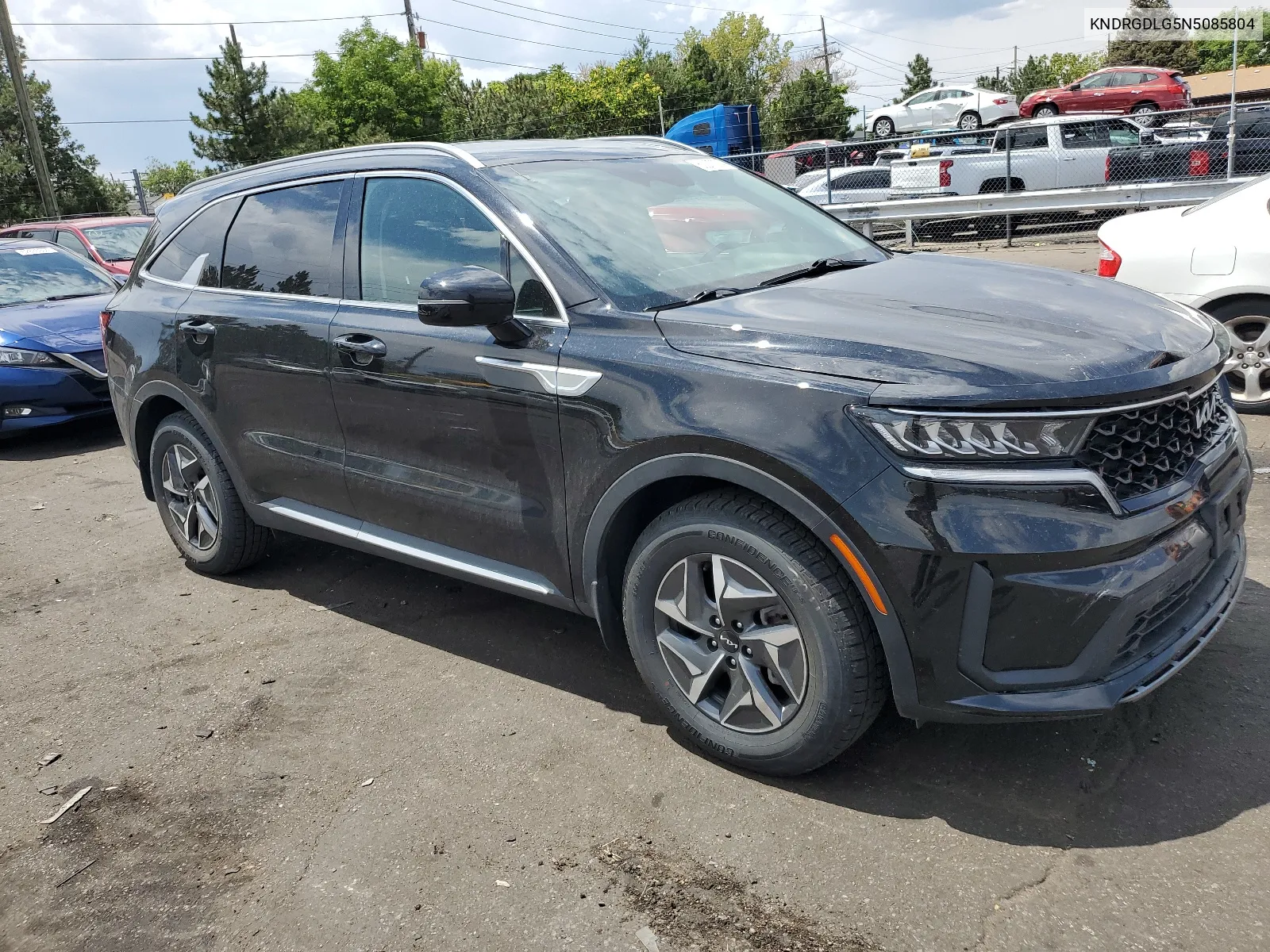 2022 Kia Sorento S VIN: KNDRGDLG5N5085804 Lot: 63277274