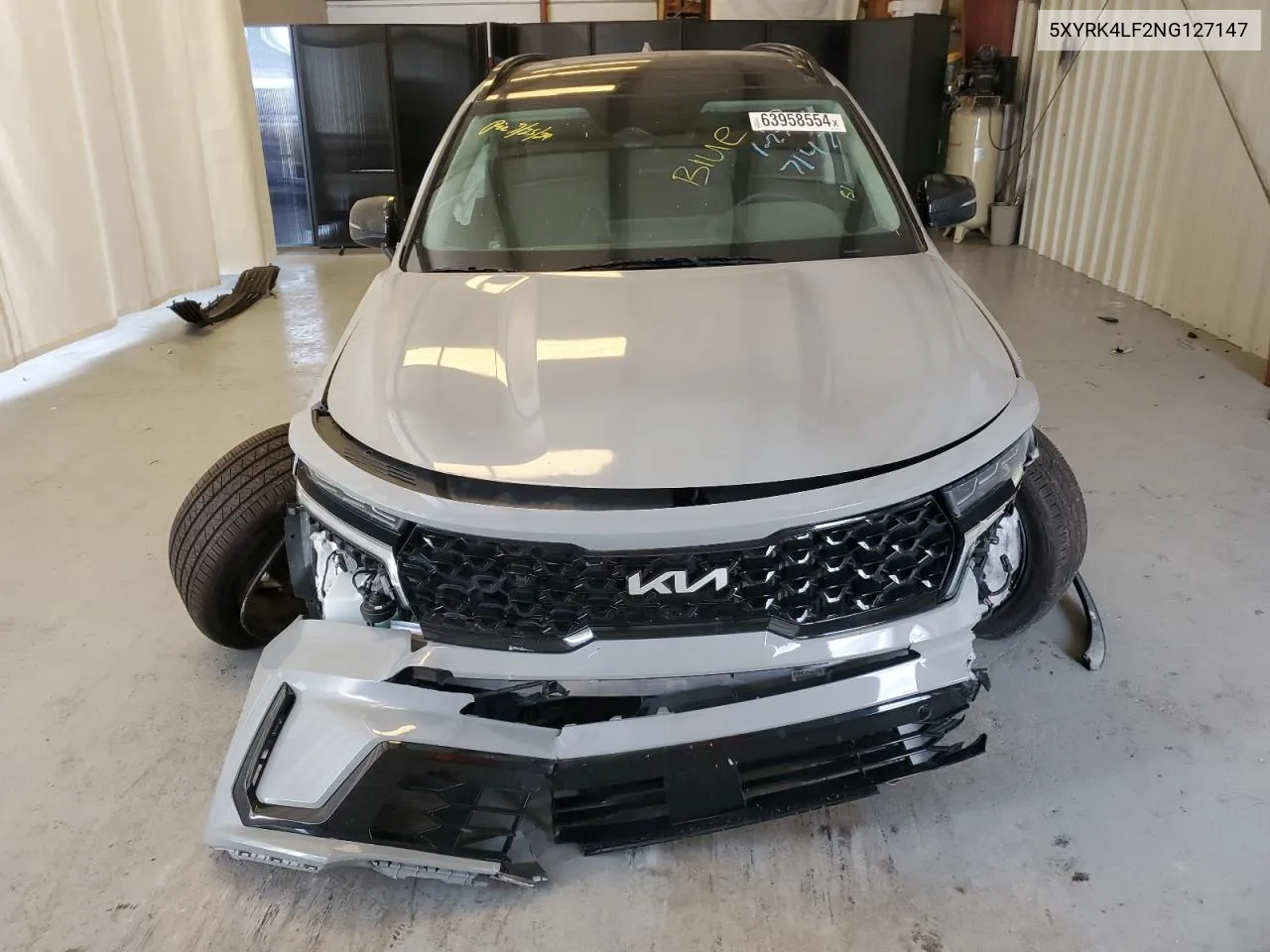 2022 Kia Sorento Sx VIN: 5XYRK4LF2NG127147 Lot: 63958554