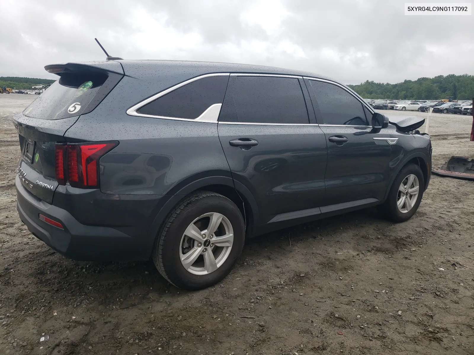 2022 Kia Sorento Lx VIN: 5XYRG4LC9NG117092 Lot: 64555114