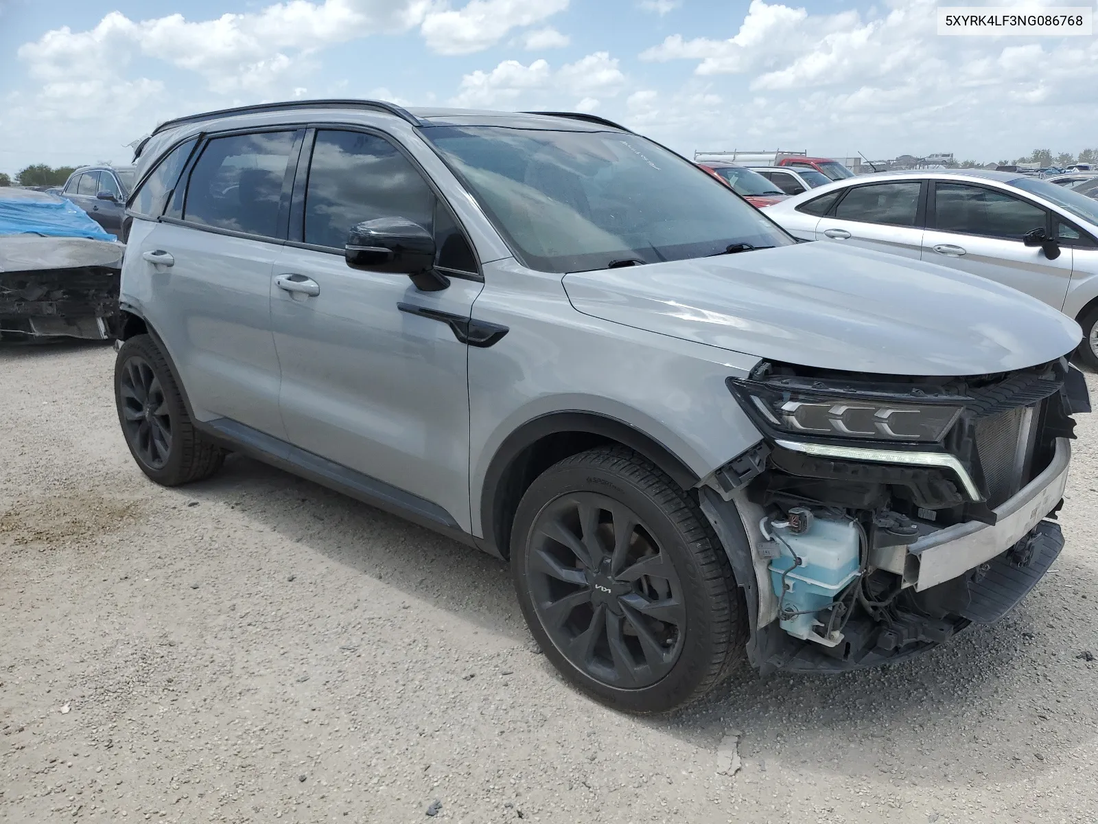 2022 Kia Sorento Sx VIN: 5XYRK4LF3NG086768 Lot: 65044144