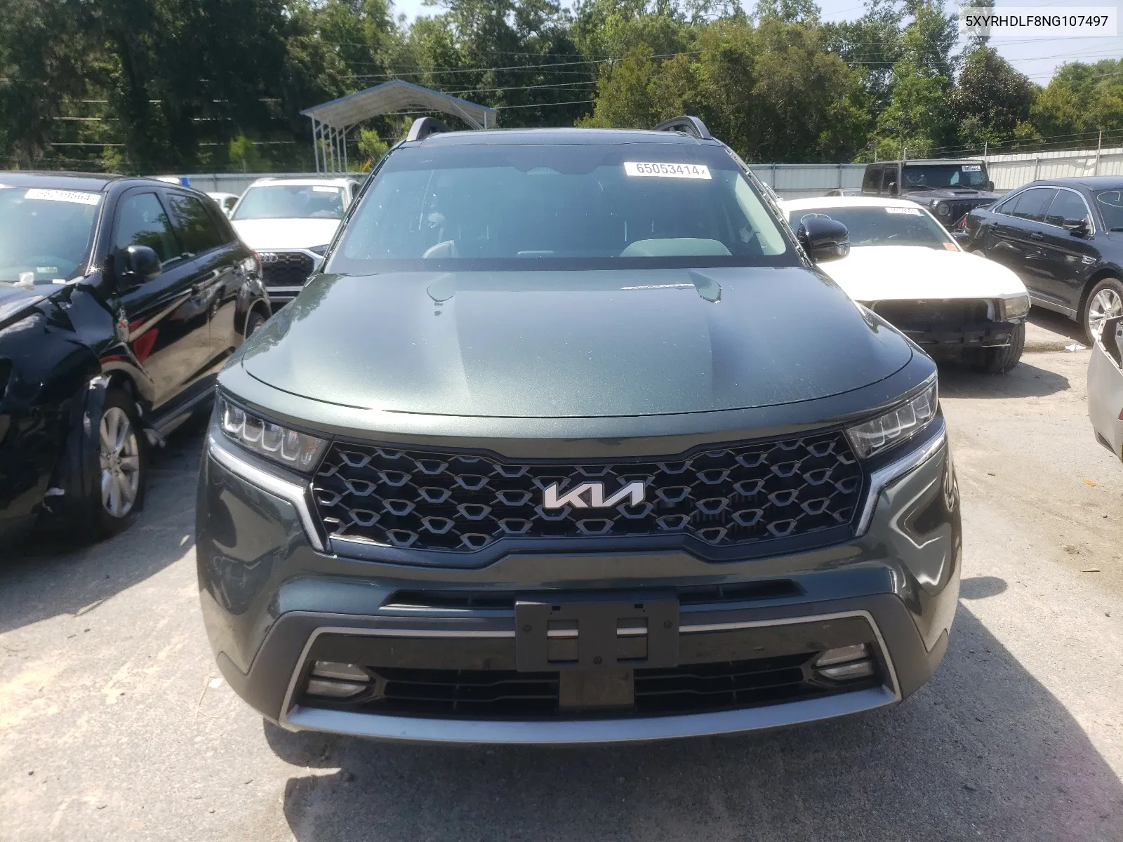 2022 Kia Sorento Ex VIN: 5XYRHDLF8NG107497 Lot: 65053414