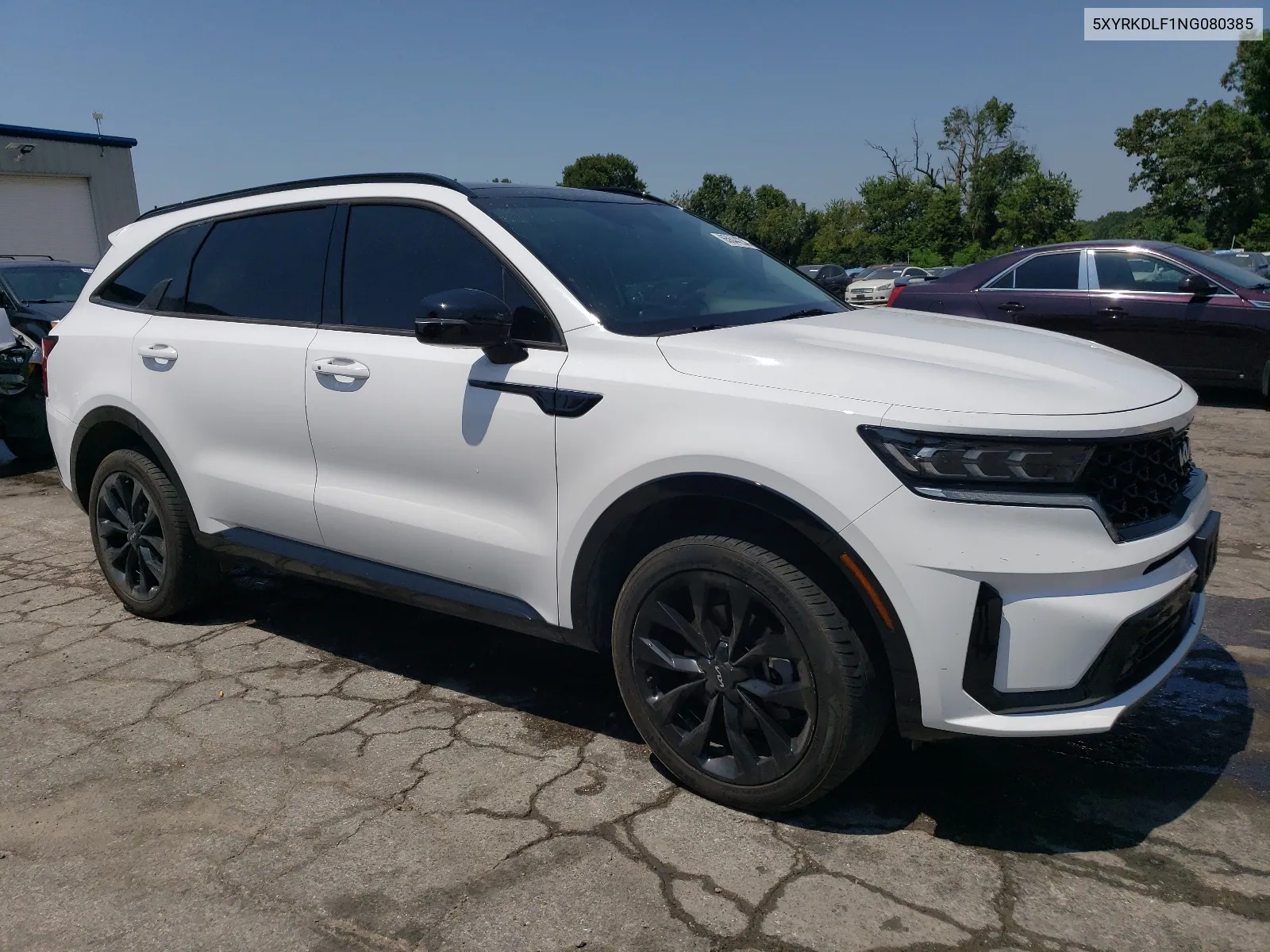 2022 Kia Sorento Sx VIN: 5XYRKDLF1NG080385 Lot: 65644234