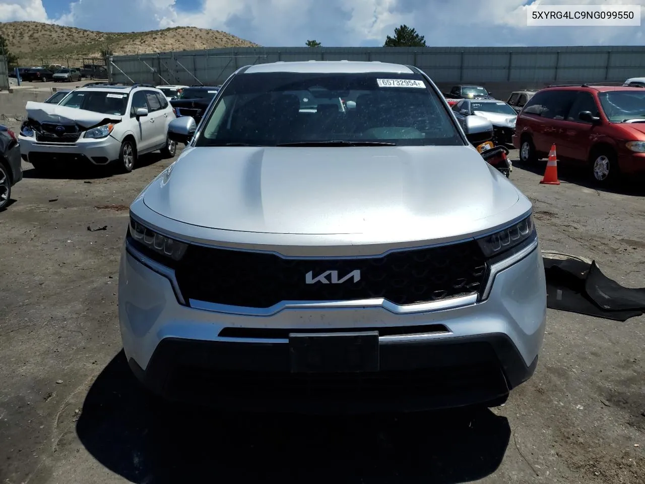 2022 Kia Sorento Lx VIN: 5XYRG4LC9NG099550 Lot: 65732954