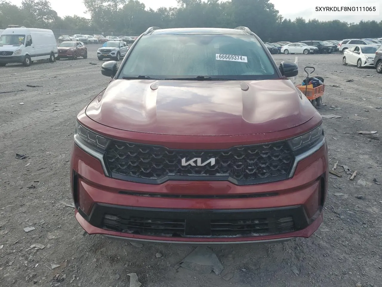 2022 Kia Sorento Sx VIN: 5XYRKDLF8NG111065 Lot: 66669374