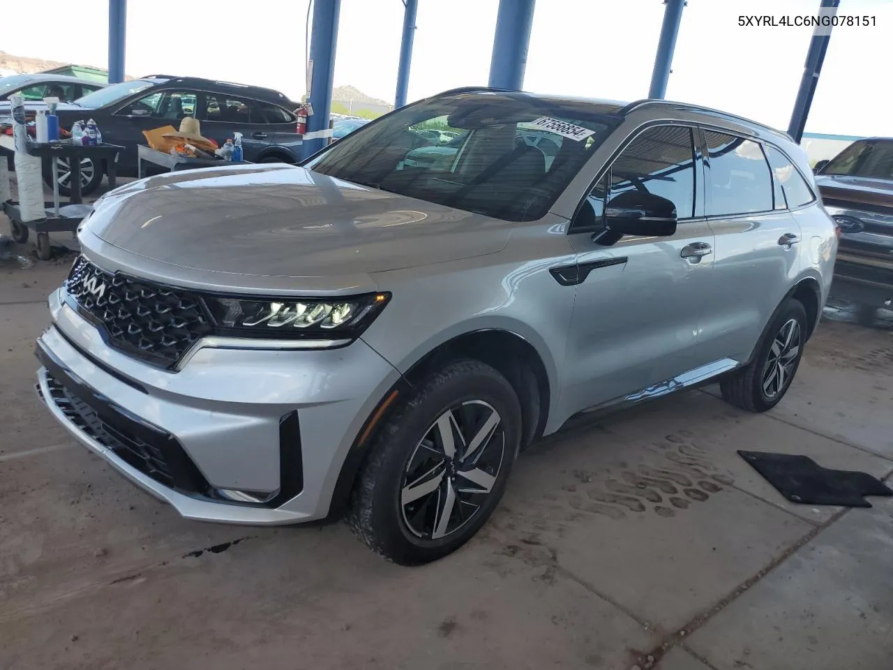 2022 Kia Sorento S VIN: 5XYRL4LC6NG078151 Lot: 67556854