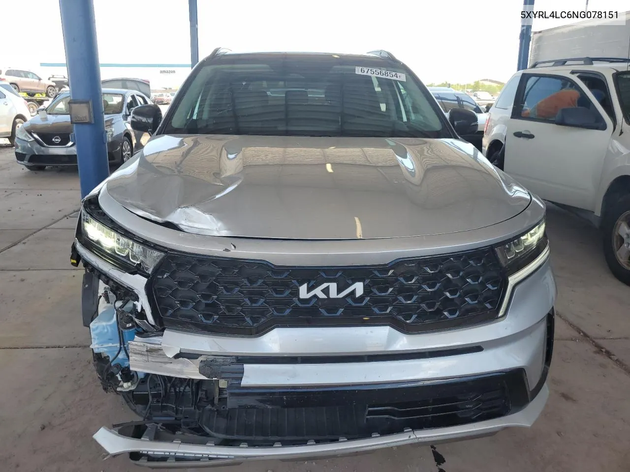 2022 Kia Sorento S VIN: 5XYRL4LC6NG078151 Lot: 67556854