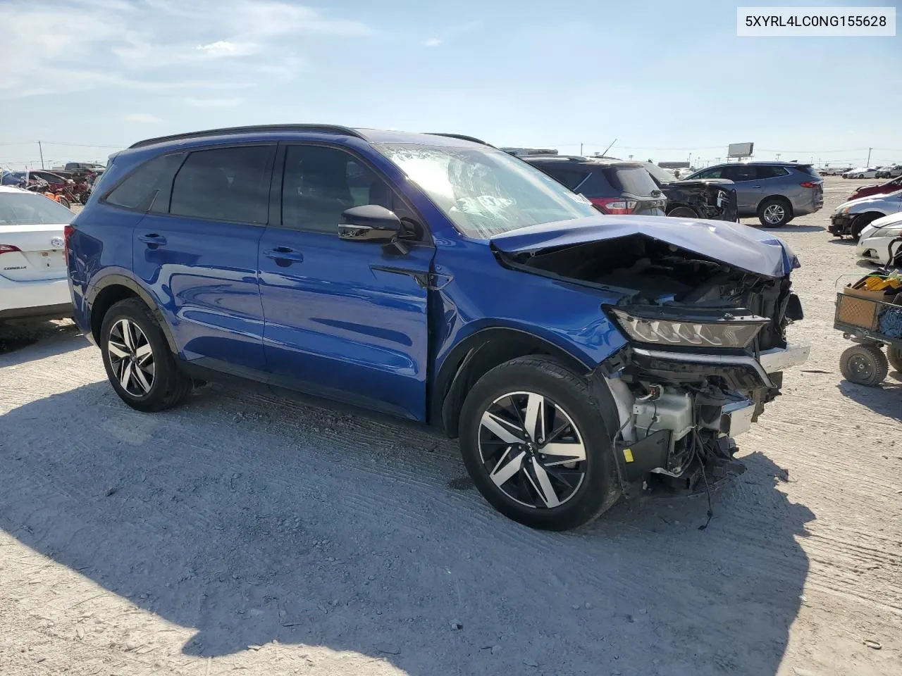 2022 Kia Sorento S VIN: 5XYRL4LC0NG155628 Lot: 67699454