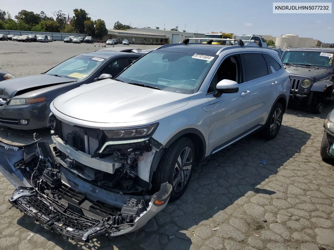 2022 Kia Sorento Sx VIN: KNDRJDLH9N5077232 Lot: 67984684