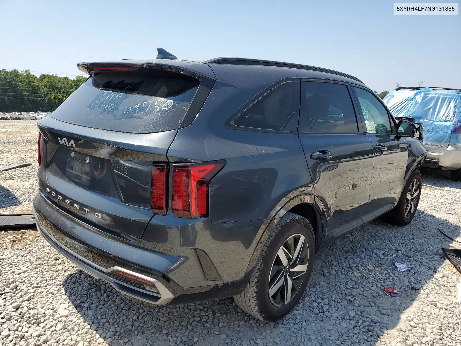 2022 Kia Sorento Ex VIN: 5XYRH4LF7NG131886 Lot: 68530624