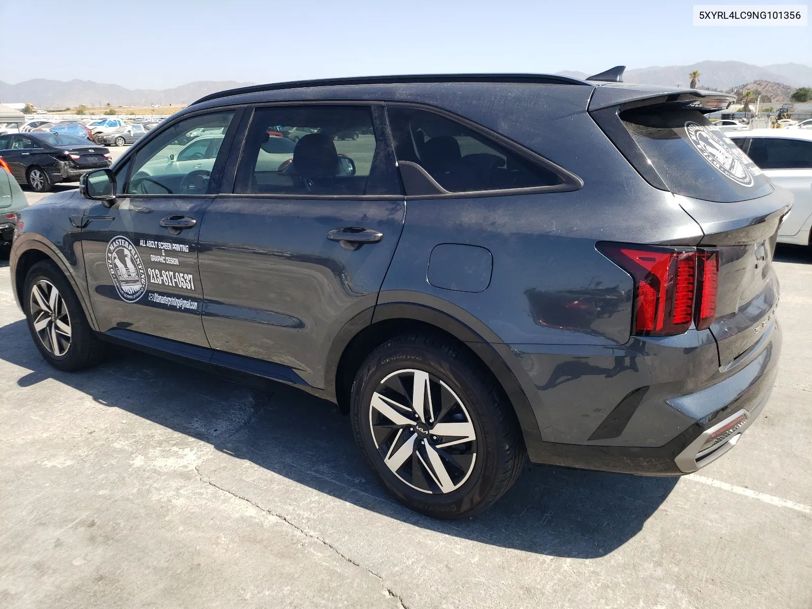 2022 Kia Sorento S VIN: 5XYRL4LC9NG101356 Lot: 68881984