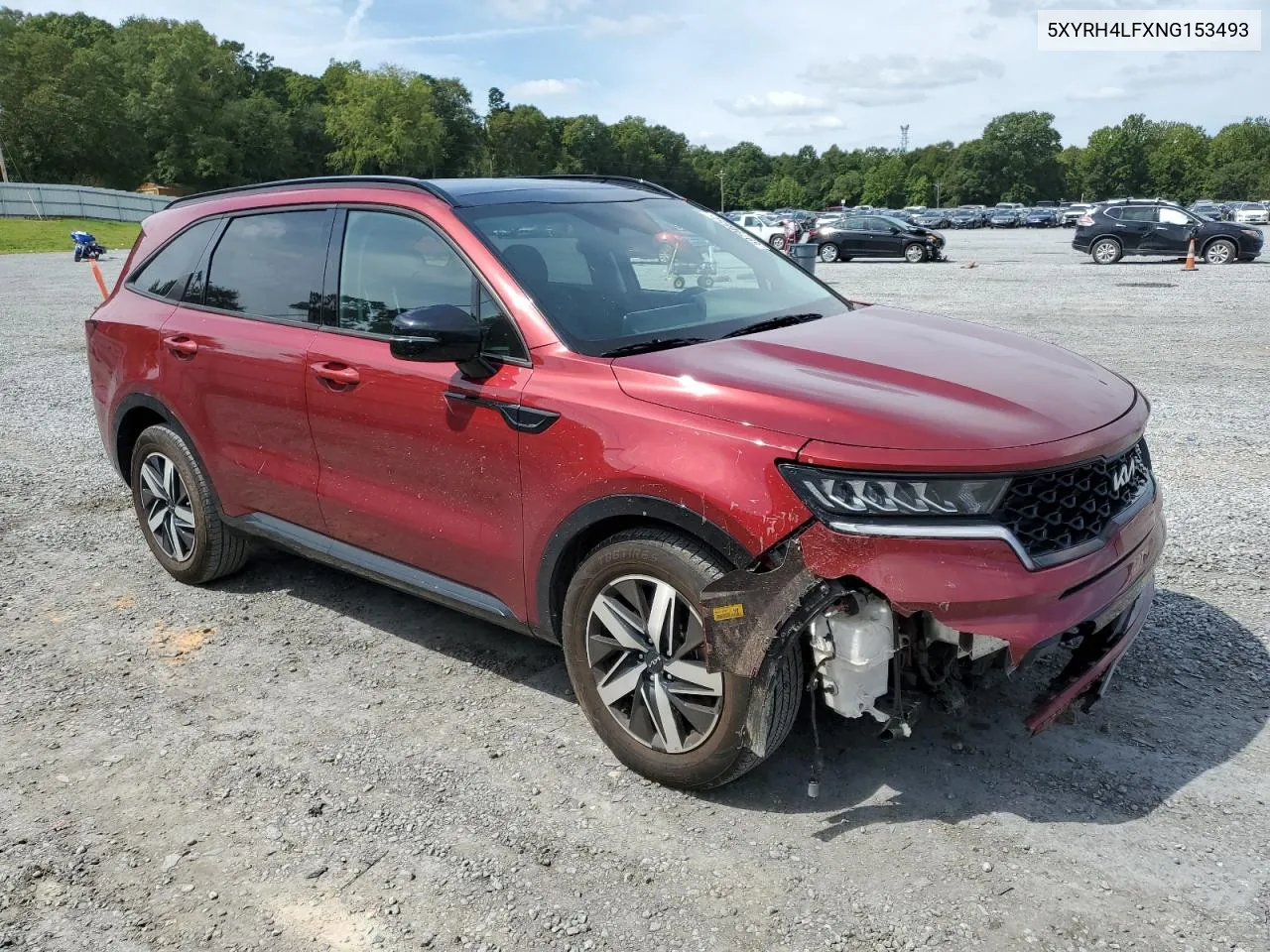 5XYRH4LFXNG153493 2022 Kia Sorento Ex