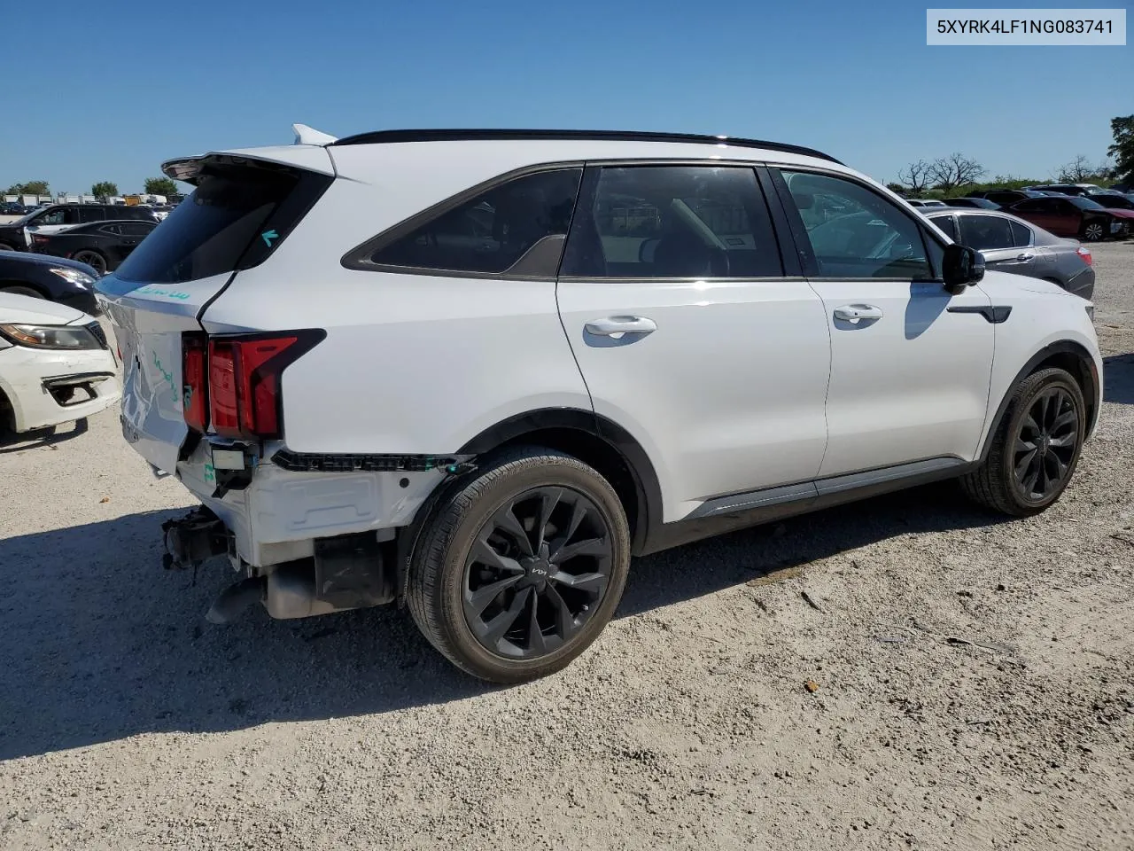 2022 Kia Sorento Sx VIN: 5XYRK4LF1NG083741 Lot: 70308244