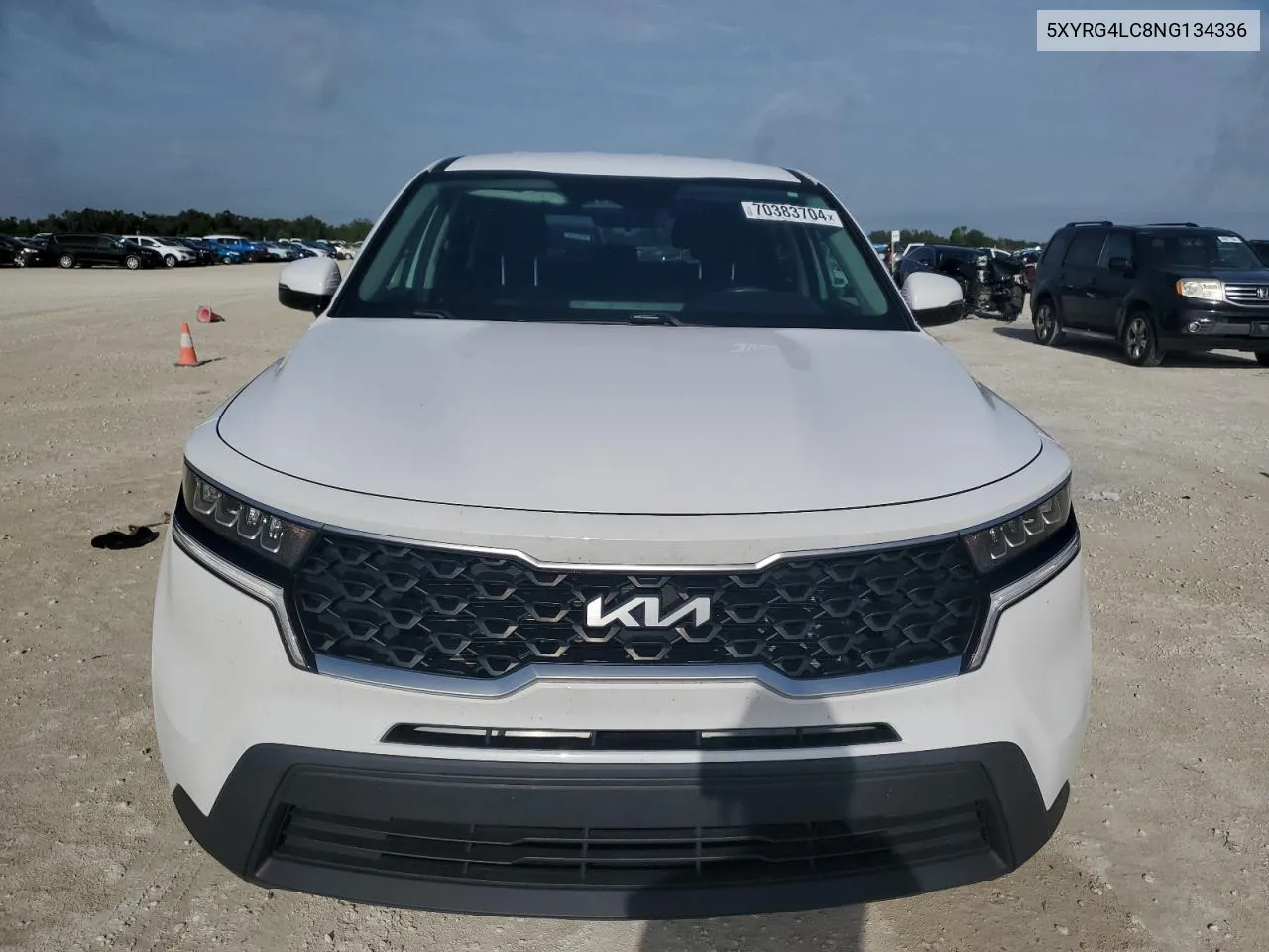 2022 Kia Sorento Lx VIN: 5XYRG4LC8NG134336 Lot: 70383704