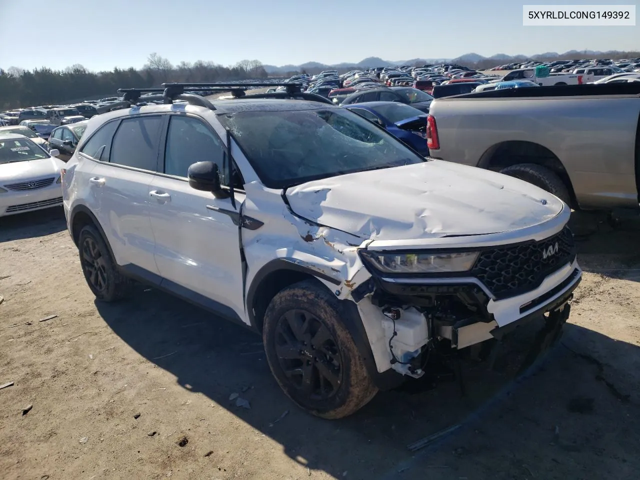 2022 Kia Sorento S VIN: 5XYRLDLC0NG149392 Lot: 70506653