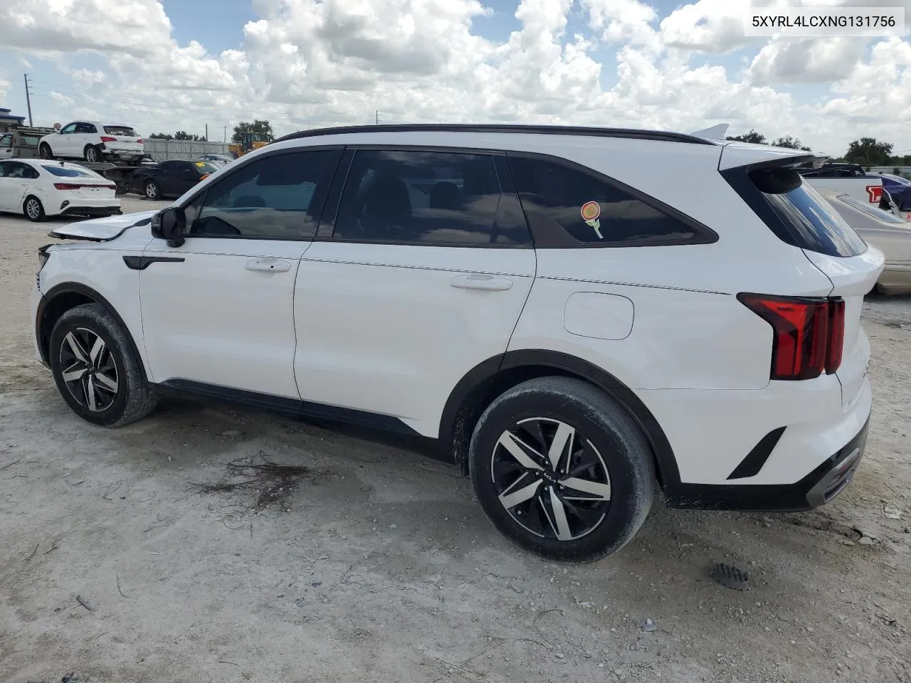 2022 Kia Sorento S VIN: 5XYRL4LCXNG131756 Lot: 70623254