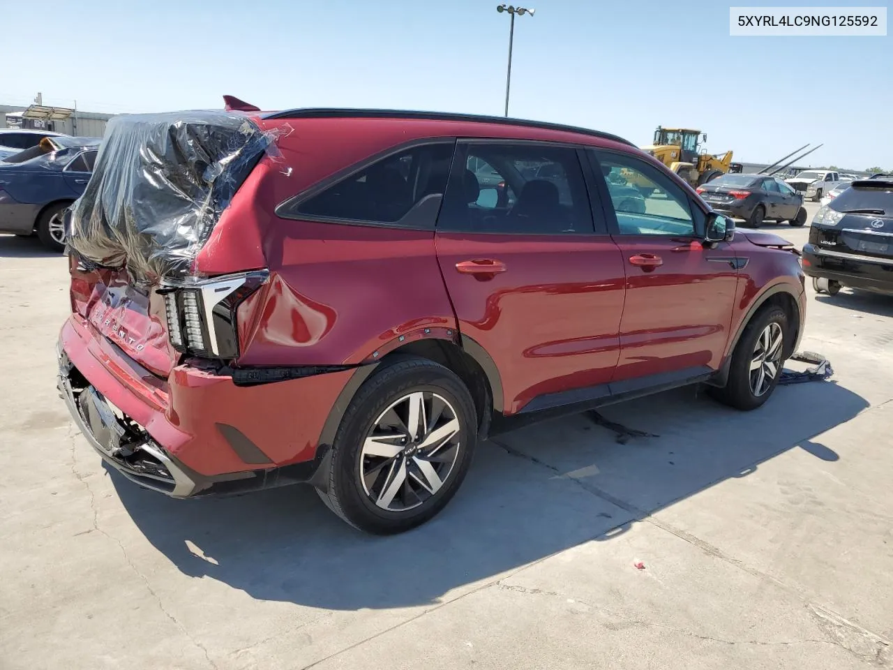 2022 Kia Sorento S VIN: 5XYRL4LC9NG125592 Lot: 71471654