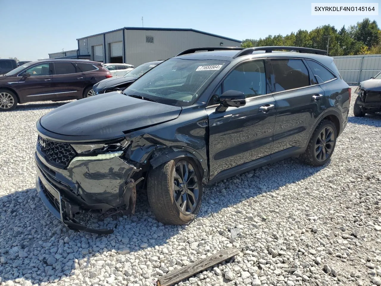 2022 Kia Sorento Sx VIN: 5XYRKDLF4NG145164 Lot: 71655564