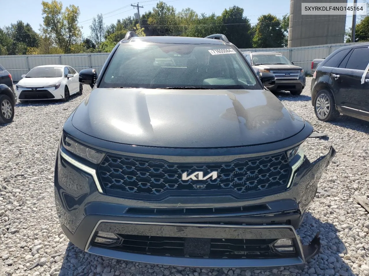 2022 Kia Sorento Sx VIN: 5XYRKDLF4NG145164 Lot: 71655564