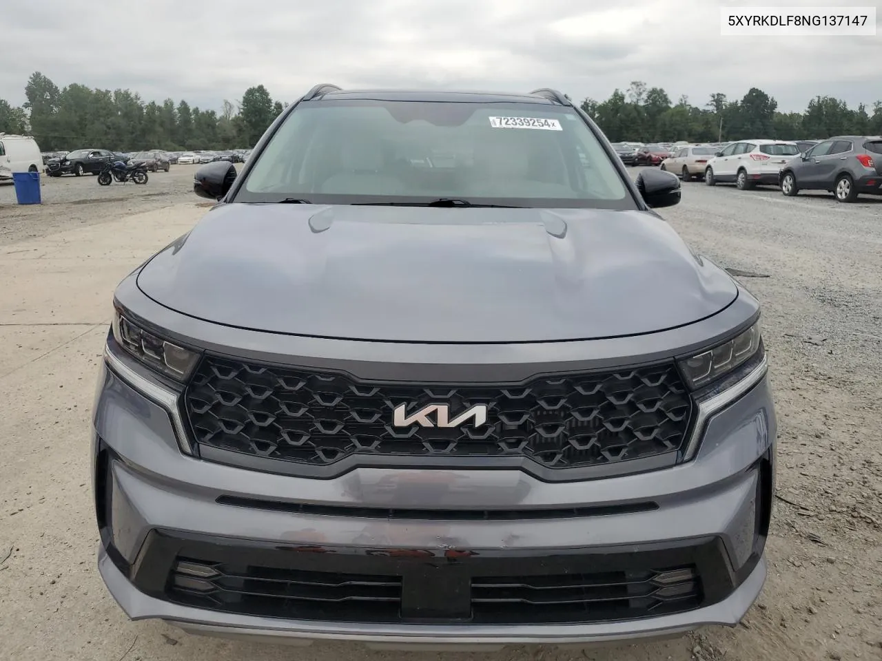 2022 Kia Sorento Sx VIN: 5XYRKDLF8NG137147 Lot: 72339254