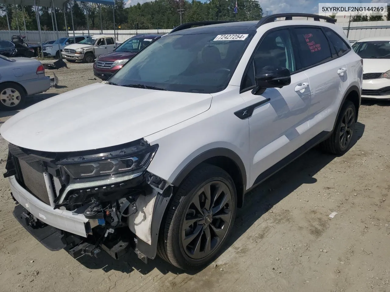 2022 Kia Sorento Sx VIN: 5XYRKDLF2NG144269 Lot: 72427254