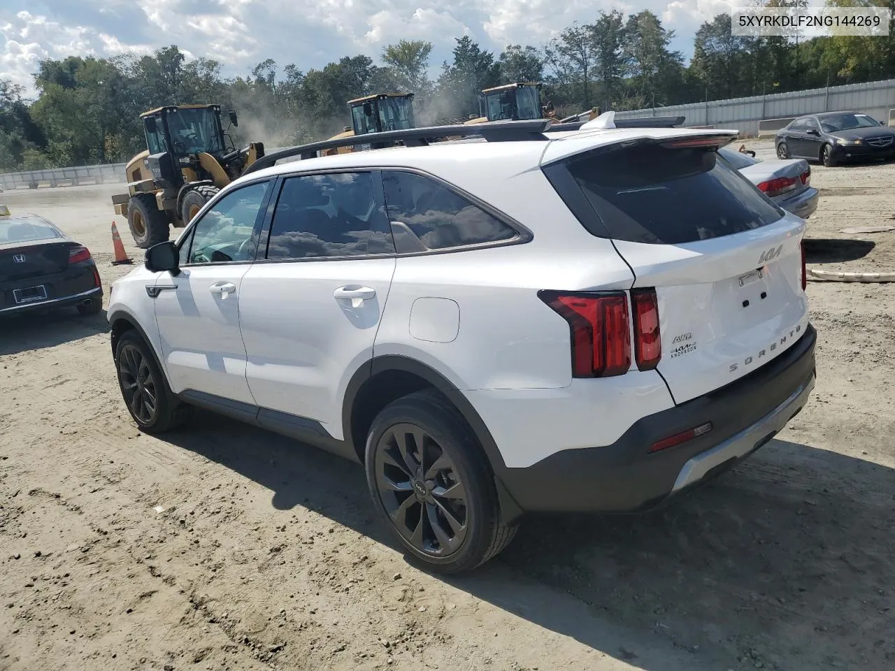 5XYRKDLF2NG144269 2022 Kia Sorento Sx