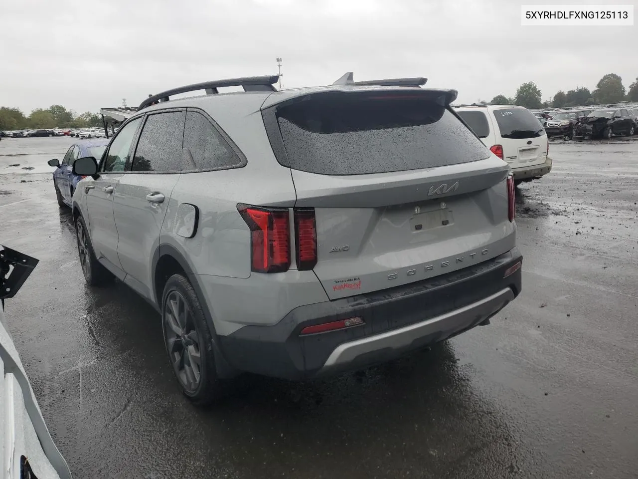 2022 Kia Sorento Ex VIN: 5XYRHDLFXNG125113 Lot: 72738284