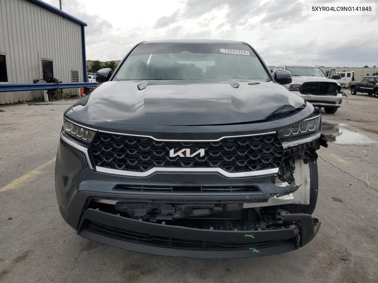 2022 Kia Sorento Lx VIN: 5XYRG4LC9NG141845 Lot: 73241424