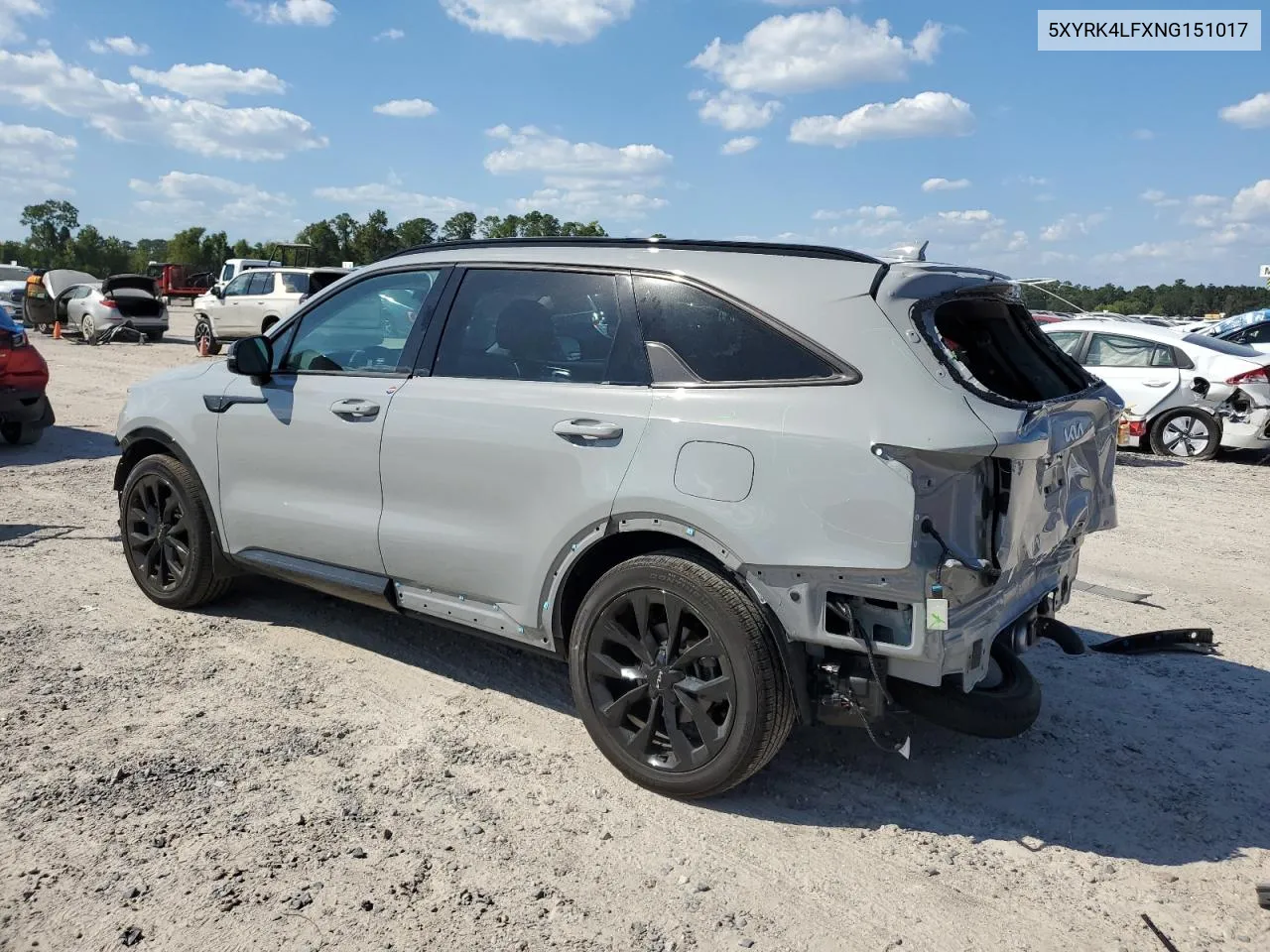 2022 Kia Sorento Sx VIN: 5XYRK4LFXNG151017 Lot: 73588894