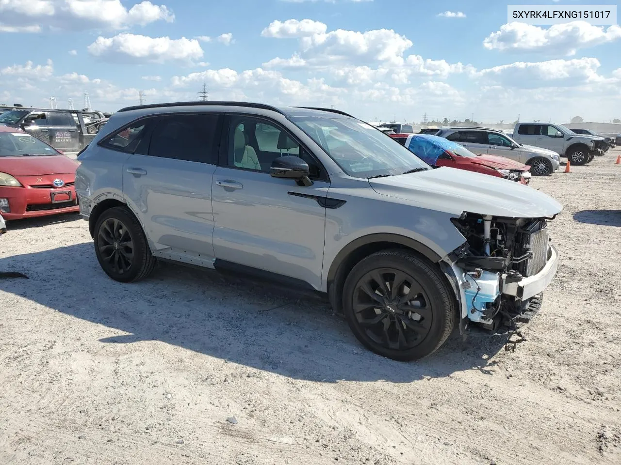 2022 Kia Sorento Sx VIN: 5XYRK4LFXNG151017 Lot: 73588894