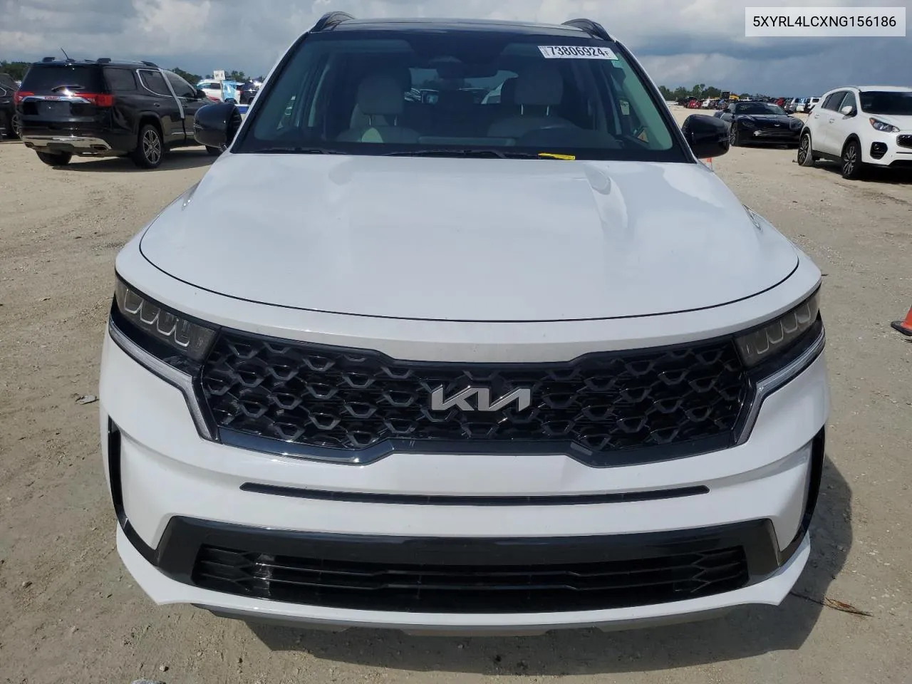 2022 Kia Sorento S VIN: 5XYRL4LCXNG156186 Lot: 73806924