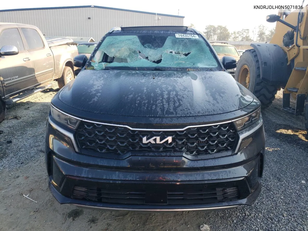 2022 Kia Sorento Sx VIN: KNDRJDLH0N5071836 Lot: 74435764