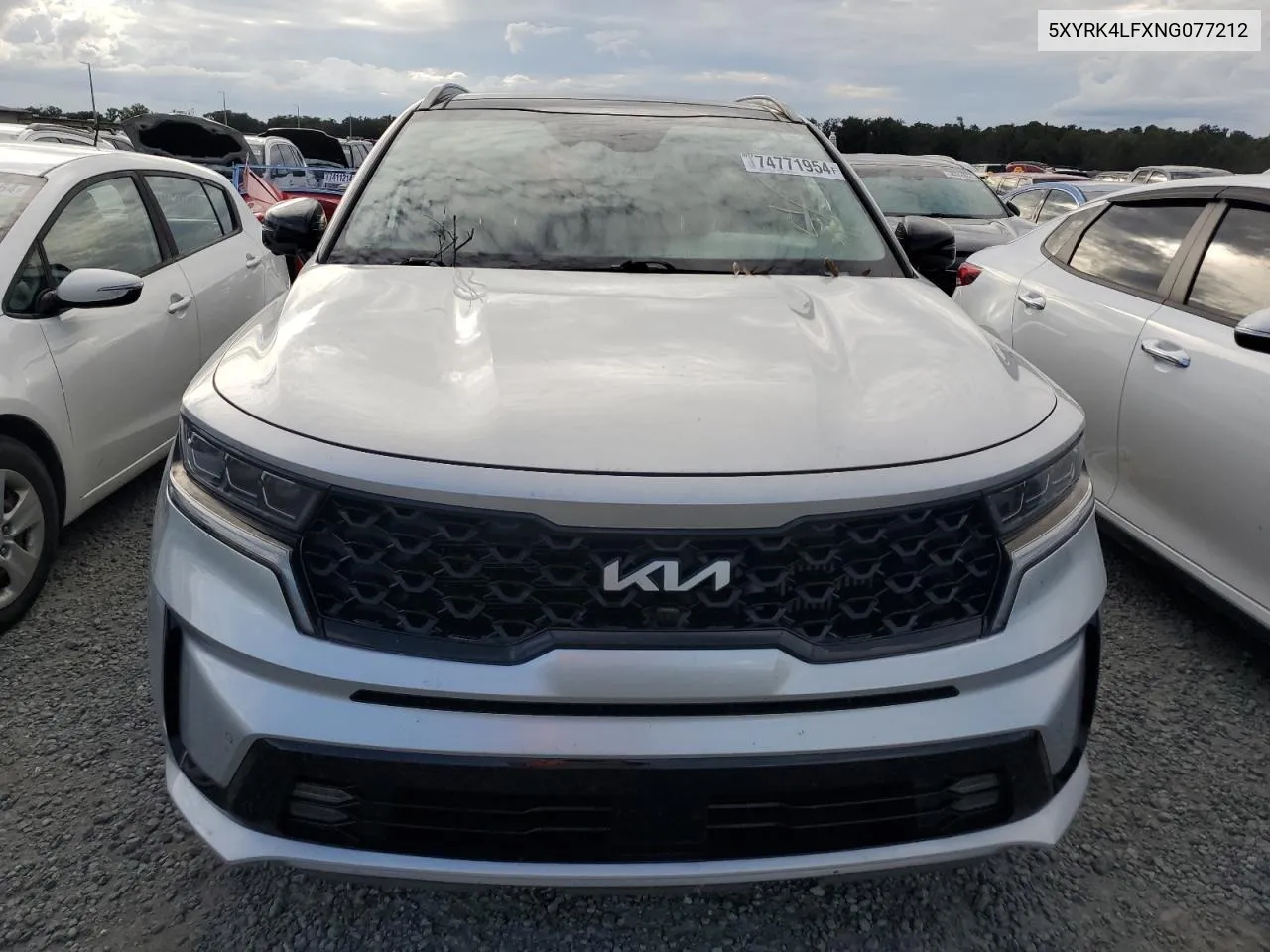 2022 Kia Sorento Sx VIN: 5XYRK4LFXNG077212 Lot: 74771954