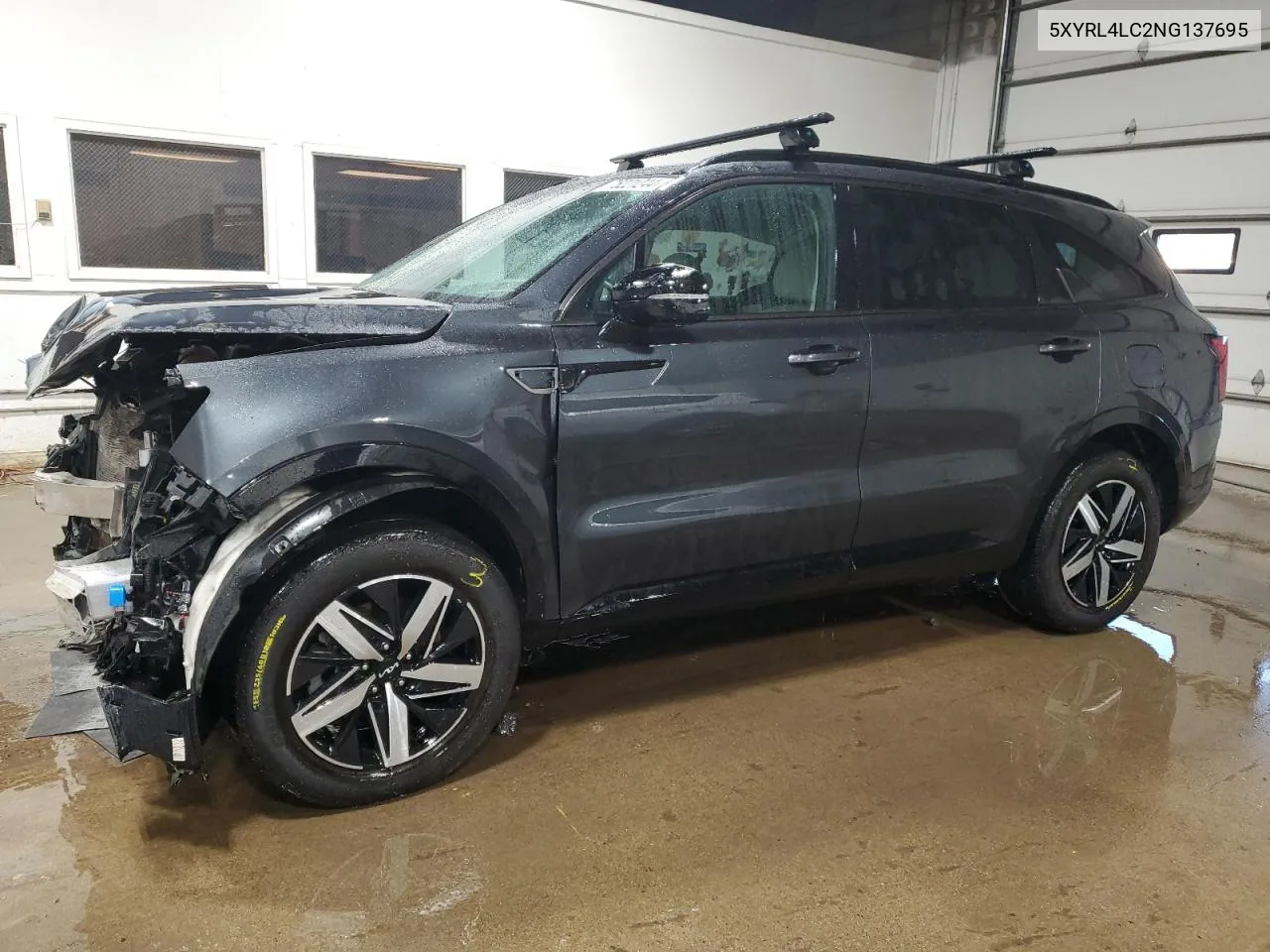 2022 Kia Sorento S VIN: 5XYRL4LC2NG137695 Lot: 75221244