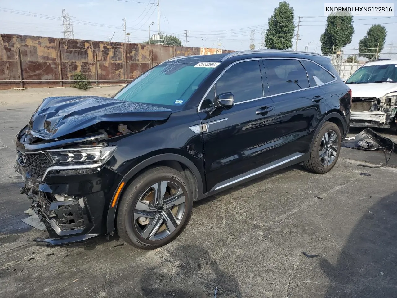 2022 Kia Sorento Sx Prestige VIN: KNDRMDLHXN5122816 Lot: 75772694