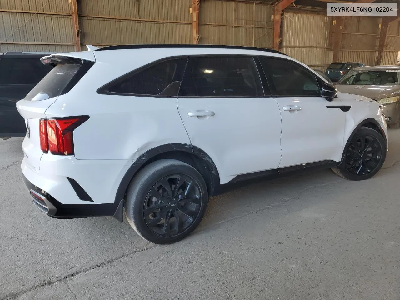 2022 Kia Sorento Sx VIN: 5XYRK4LF6NG102204 Lot: 75813624