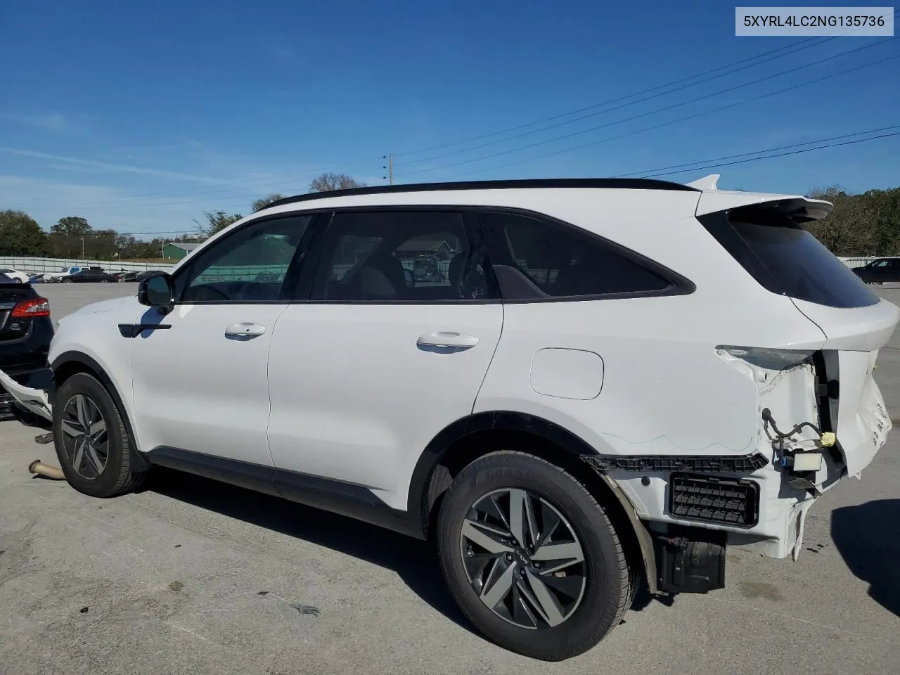 2022 Kia Sorento S VIN: 5XYRL4LC2NG135736 Lot: 75905314