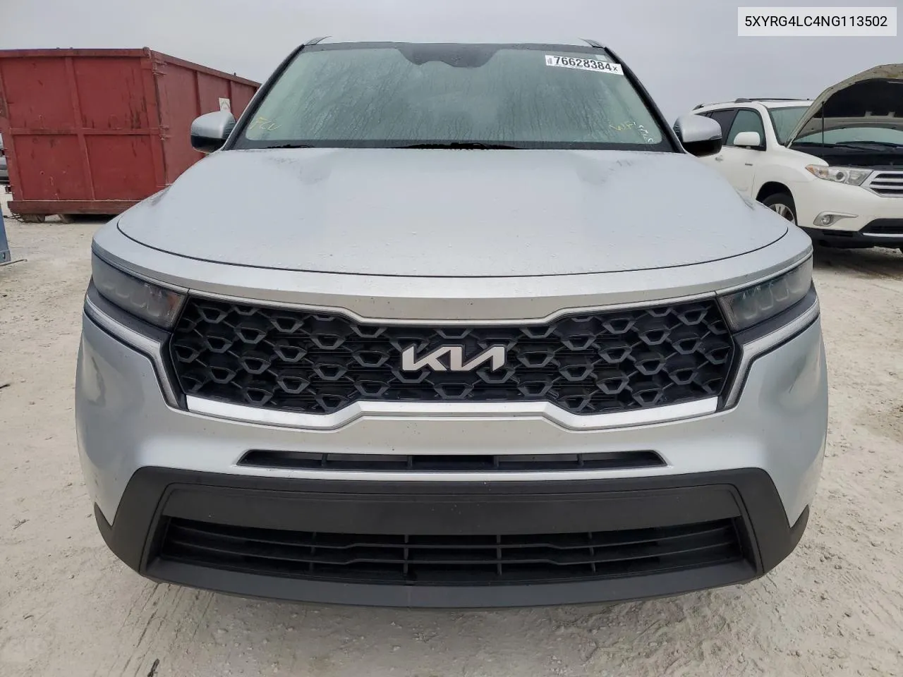 2022 Kia Sorento Lx VIN: 5XYRG4LC4NG113502 Lot: 76628384