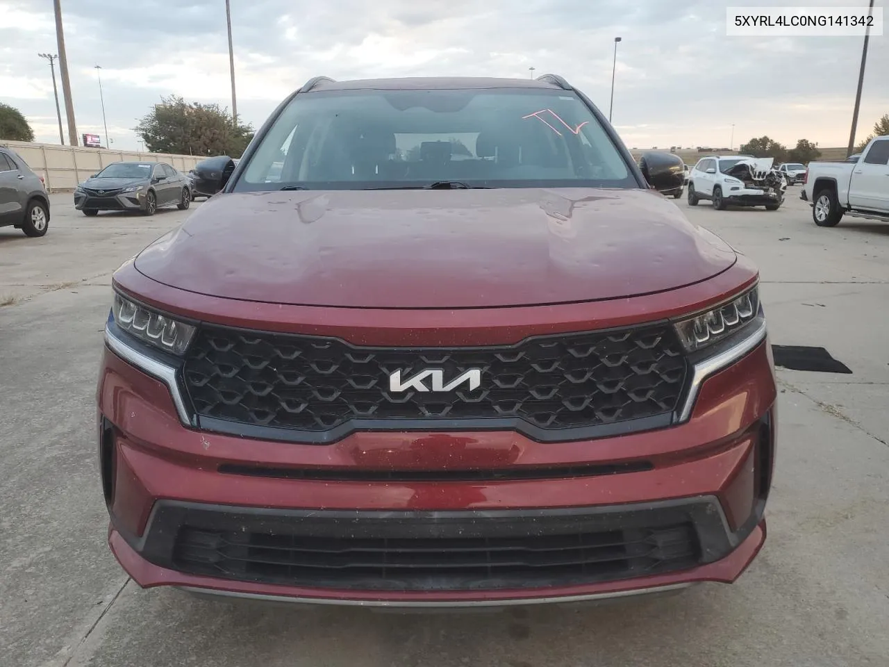 2022 Kia Sorento S VIN: 5XYRL4LC0NG141342 Lot: 77089074